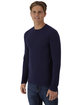 Hanes Unisex Cool-Dri Cotton Touch Long-Sleeve T-Shirt athletic navy ModelQrt