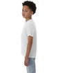 Hanes Youth Cool-Dri Cotton Touch T-Shirt white ModelSide