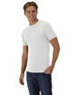 Hanes Unisex Cool-Dri Cotton Touch T-Shirt white ModelQrt