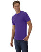 Hanes Unisex Cool-Dri Cotton Touch T-Shirt athletic purple ModelQrt