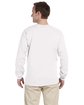 Fruit of the Loom Adult HD Cotton Long-Sleeve T-Shirt white ModelBack