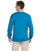 Fruit of the Loom Adult HD Cotton Long-Sleeve T-Shirt pacific blue ModelBack