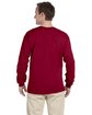 Fruit of the Loom Adult HD Cotton Long-Sleeve T-Shirt cardinal ModelBack