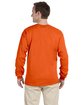Fruit of the Loom Adult HD Cotton Long-Sleeve T-Shirt burnt orange ModelBack