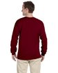 Fruit of the Loom Adult HD Cotton Long-Sleeve T-Shirt maroon ModelBack