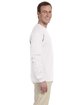 Fruit of the Loom Adult HD Cotton Long-Sleeve T-Shirt white ModelSide
