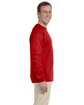 Fruit of the Loom Adult HD Cotton Long-Sleeve T-Shirt true red ModelSide
