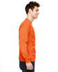 Fruit of the Loom Adult HD Cotton Long-Sleeve T-Shirt safety orange ModelSide