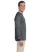 Fruit of the Loom Adult HD Cotton Long-Sleeve T-Shirt charcoal grey ModelSide