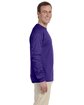 Fruit of the Loom Adult HD Cotton Long-Sleeve T-Shirt purple ModelSide