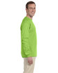 Fruit of the Loom Adult HD Cotton Long-Sleeve T-Shirt neon green ModelSide