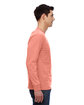 Fruit of the Loom Adult HD Cotton Long-Sleeve T-Shirt retro hthr coral ModelSide
