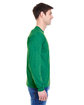 Fruit of the Loom Adult HD Cotton Long-Sleeve T-Shirt retro hthr green ModelSide