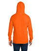 Fruit of the Loom Men's HD Cotton Jersey Hooded T-Shirt safety orange ModelBack