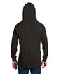 Fruit of the Loom Men's HD Cotton Jersey Hooded T-Shirt black ink heathr ModelBack