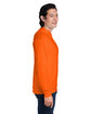 Fruit of the Loom Men's HD Cotton Jersey Hooded T-Shirt safety orange ModelSide