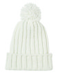 J America Cushy Knit Hat ivory ModelSide