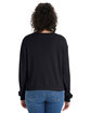 Alternative Ladies' Slouchy Sweatshirt black ModelBack