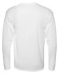 C2 Sport Unisex Performance Long Sleeve T-Shirt white ModelBack