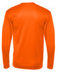 C2 Sport Unisex Performance Long Sleeve T-Shirt safety orange ModelBack