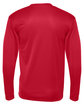 C2 Sport Unisex Performance Long Sleeve T-Shirt red ModelBack