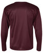 C2 Sport Unisex Performance Long Sleeve T-Shirt maroon ModelBack