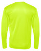 C2 Sport Unisex Performance Long Sleeve T-Shirt safety yellow ModelBack