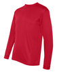 C2 Sport Unisex Performance Long Sleeve T-Shirt red ModelSide