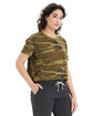 Alternative Ladies' Printed Headliner Cropped T-Shirt camo ModelQrt