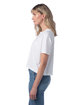 Alternative Ladies' Go-To Headliner Cropped T-Shirt white ModelSide