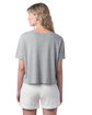 Alternative Ladies' CVC Go-To Headliner Crop T-Shirt heather grey ModelBack