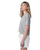 Alternative Ladies' CVC Go-To Headliner Crop T-Shirt heather grey ModelSide