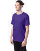 Hanes Unisex Ecosmart  T-Shirt purple ModelQrt
