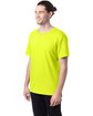 Hanes Unisex Ecosmart  T-Shirt safety green ModelQrt