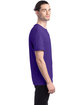 Hanes Unisex Ecosmart  T-Shirt purple ModelSide