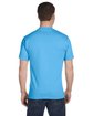 Hanes Unisex Beefy-T T-Shirt aquatic blue ModelBack