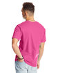 Hanes Unisex Beefy-T T-Shirt wow pink ModelBack