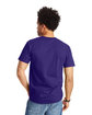 Hanes Unisex Beefy-T T-Shirt purple ModelBack