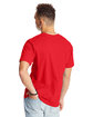 Hanes Unisex Beefy-T T-Shirt athletic red ModelBack