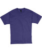 Hanes Unisex Beefy-T T-Shirt purple FlatFront