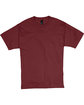 Hanes Unisex Beefy-T T-Shirt cardinal FlatFront