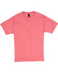 Hanes Unisex Beefy-T T-Shirt charisma coral FlatFront