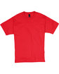 Hanes Unisex Beefy-T T-Shirt athletic red FlatFront