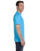 Hanes Unisex Beefy-T T-Shirt aquatic blue ModelSide