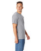 Hanes Unisex Beefy-T T-Shirt light steel ModelSide
