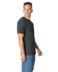 Hanes Unisex Beefy-T T-Shirt charcoal heather ModelSide