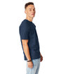 Hanes Unisex Beefy-T T-Shirt heather navy ModelSide