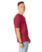 Hanes Unisex Beefy-T T-Shirt heather red ModelSide