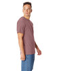 Hanes Unisex Beefy-T T-Shirt mauve pepr hthr ModelSide