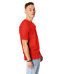 Hanes Unisex Beefy-T T-Shirt poppy red ModelSide